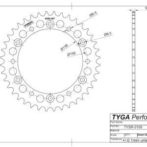 TYSR-0105-Series-Rr-Sprocket-Drawing