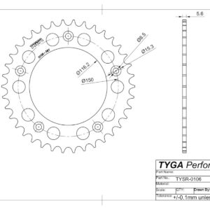 TYSR-0106-Series-Rr-Sprocket-Drawing