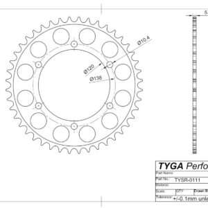 TYSR-0111-Series-Rr-Sprocket-Drawing