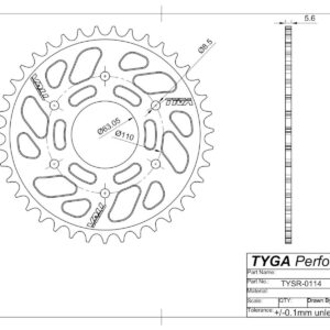 TYSR-0114-Series-Rr-Sprocket-Drawing