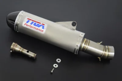 Silencer, Stainless, Round, WSS300, (Street) KTM RC390, Assy