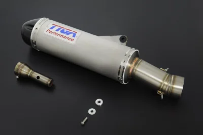 Silencer, Stainless, Round, WSS300, (Race) KTM RC390, Assy