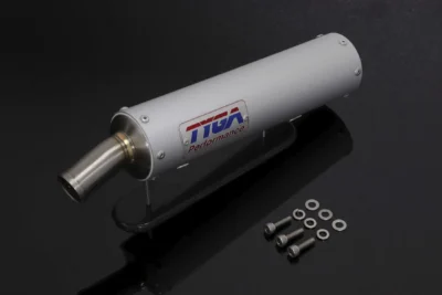 Silencer, Shorty, Aluminium Classic, Two Stroke, Assy