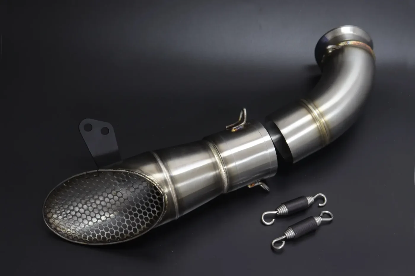 Set, Pipe, Slip On, Mesh, Slash Cut, KTM 390 Duke