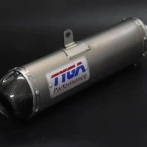 Set, Pipe, Slip On, Stainless, Oval/Carbon End Cap, KTM 390 Duke