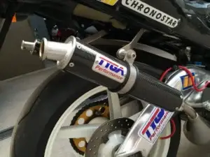 6 Aprilia RS250 TYGA Side by Side Exhausts