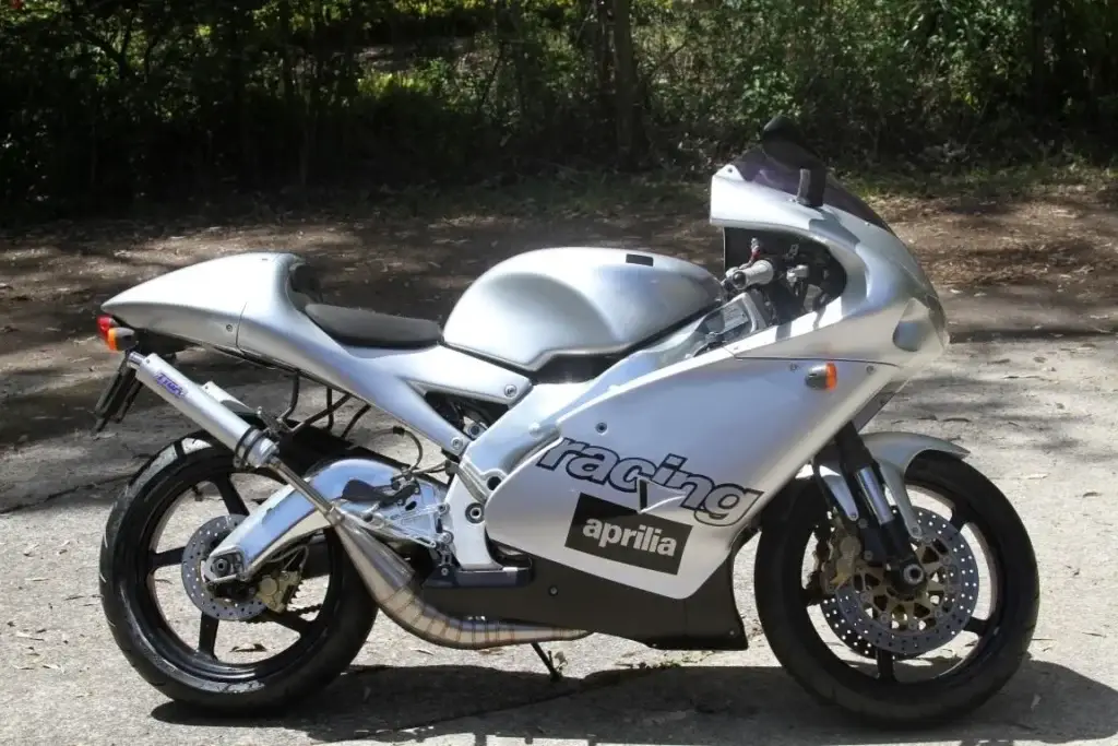 8 Aprilia RS250 TYGA Side by Side Exhausts