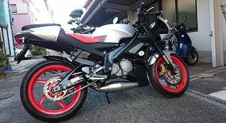 TYGA RYDAS' Aprilia RS125 4 CHAO LIEN CHEN Aprilia RS125 Tuono