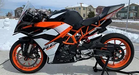 TYGA RYDAS' KTM RC series 3 Jordan KTM RC390