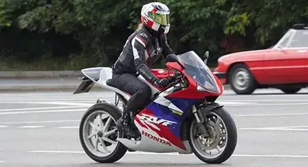 TYGA RYDAS' Honda RVF400 NC35 5 Santa Pod NC35 GP T