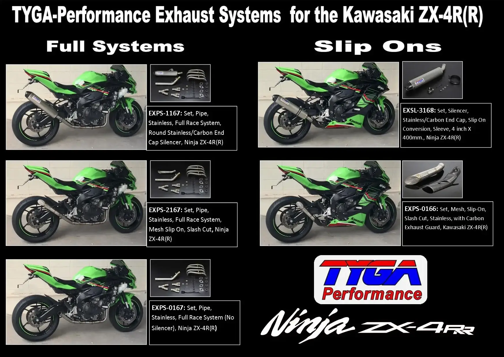 Kawasaki Ninja ZX-4R - TYGA Performance