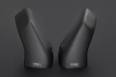 Air Ducts, Pair, Carbon, Satin, Fuel Tank, Stock Shape, RC45