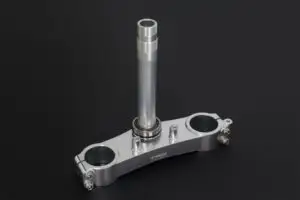 Lower Triple Clamp Set, CNC Silver, Race, HRC Style, SP2