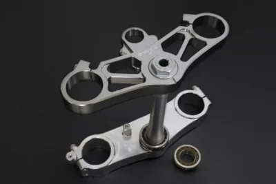 Triple Clamp Set, CNC Silver/Silver, Street, SP1