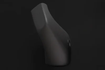 Air Duct, Left, GRP, Fuel Tank, Stock Shape, RC45