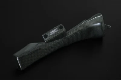 Honda Projects 11 Air Duct, Left, Carbon, Gloss, Cowling, Stock Shape, RC45