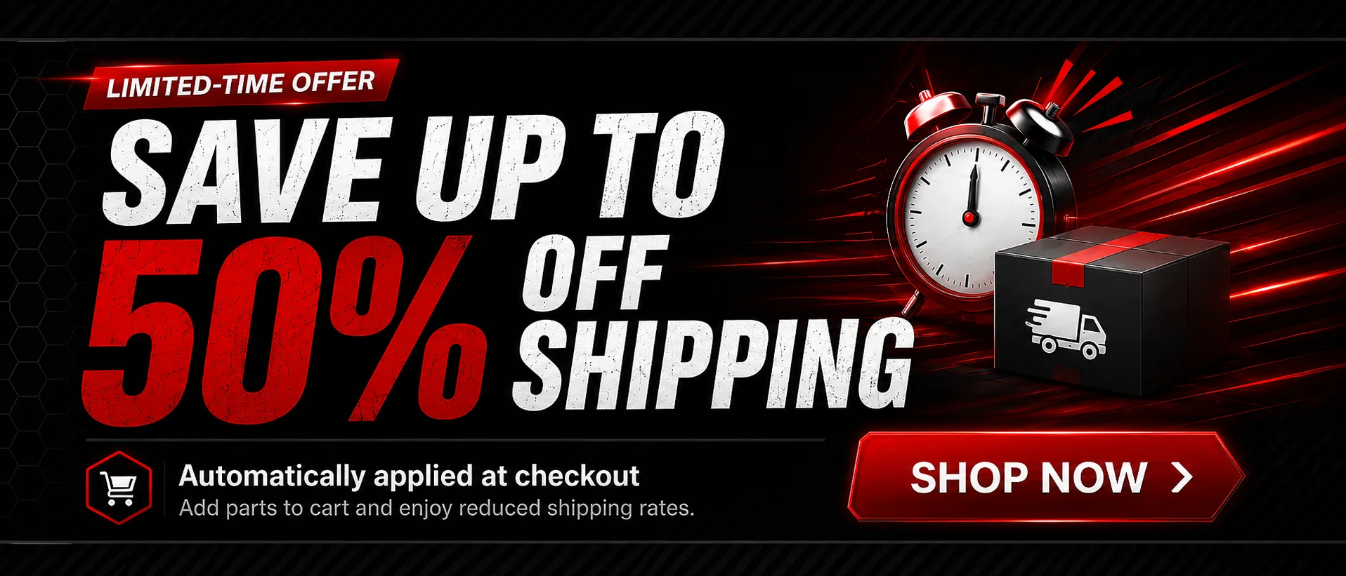 tyga promotion banner shipping
