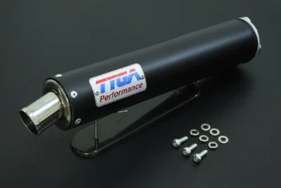 Home 28 Silencer, Aluminum Premium, Cerakoted Black, Two Stroke, Assy.