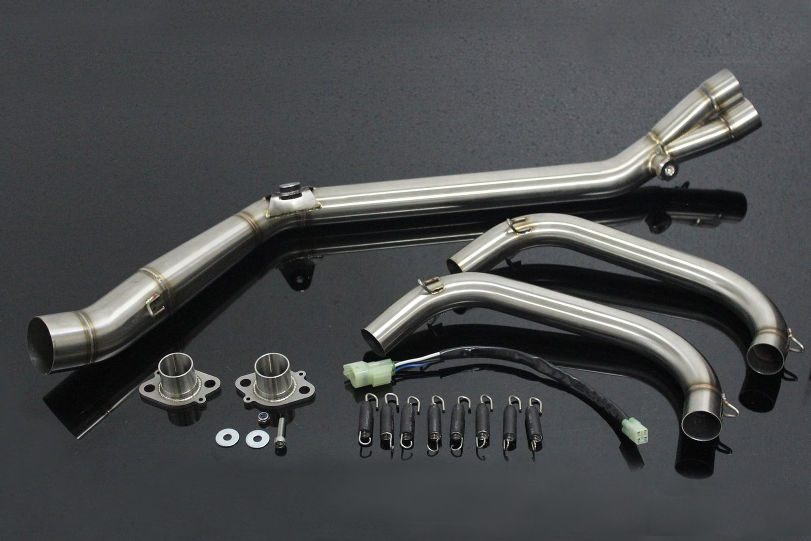 Set, Pipe, Full Race System, Ninja 250R, No Silencer 9 14ninjasetnosiln