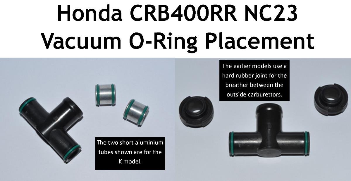 Carb Service Kit A, 39 pieces, Honda CBR400RR NC23 7 09nc23vacuumoringman
