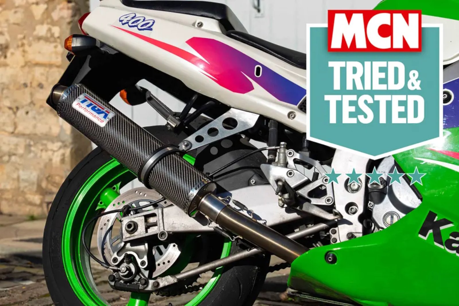 Set, Pipe, Stainless, Full Race System, Round Carbon Silencer, ZXR400L 13