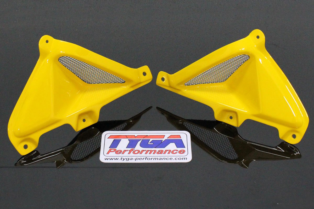 Tank Shrouds, With Duct and Grille, Pair, GRP, MSX125 Grom. Y-217 Queen Bee Yellow