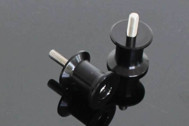 Rear Stand Bobbins, Black, M6, Assy.