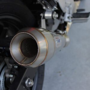Set, Pipe, Slip On, CBR500, Moto Maggot Silencer