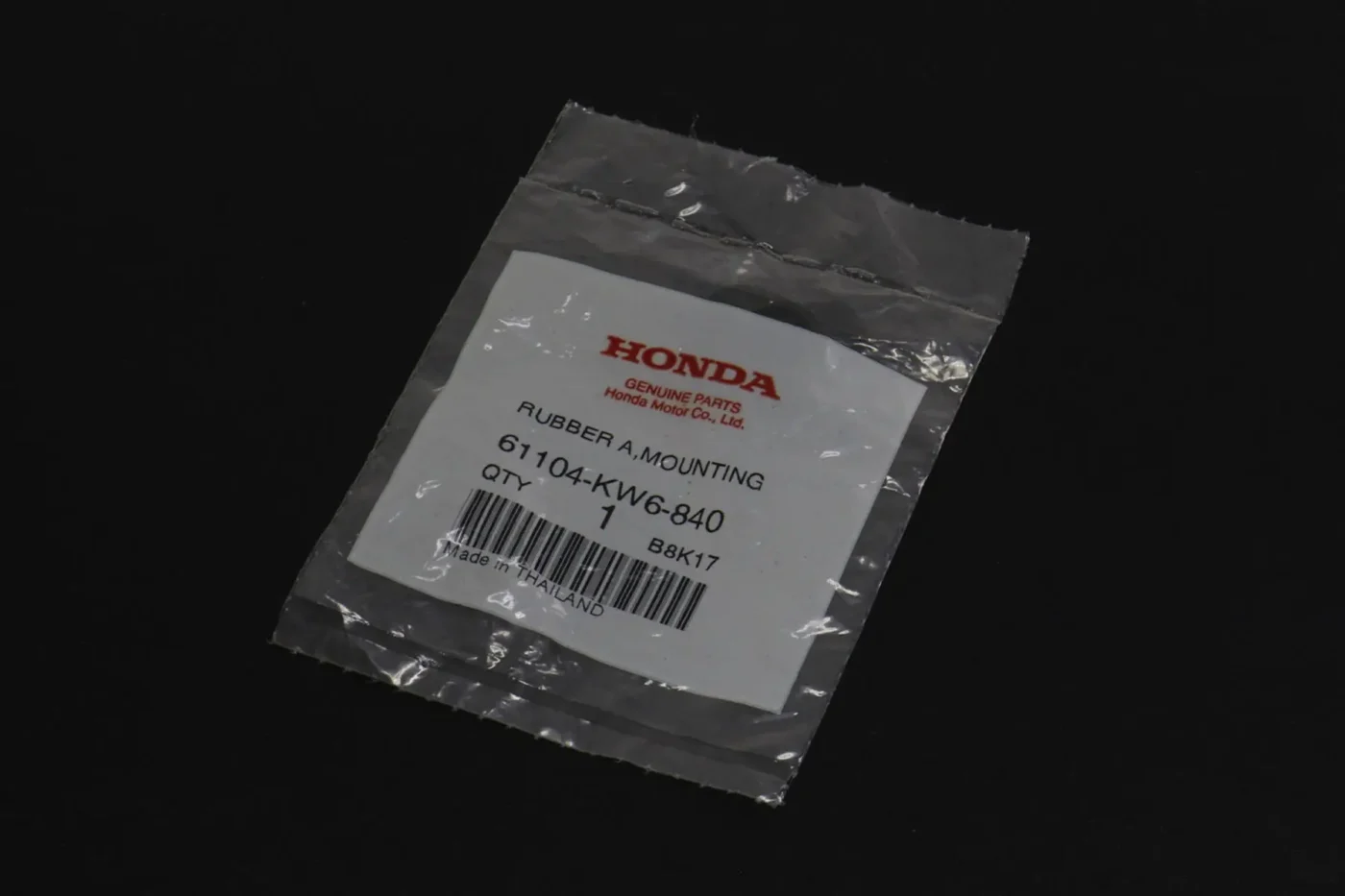 Rubber A, Mounting, NSR150SP