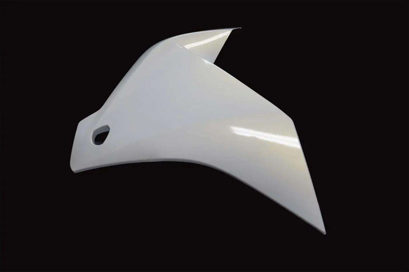 Cowl, Left, Front Side, White, CBR250R
