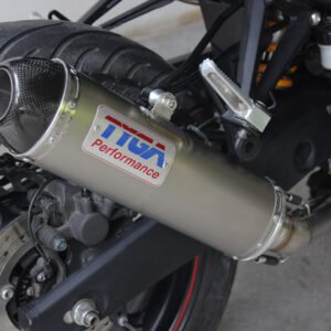 Set, Pipe, Race System, Yamaha R25/R3, MT-25/MT-03, Stainless, Stainless Silencer, Carbon End Cap