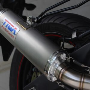 Set, Pipe, Race System, Yamaha R25/R3, MT-25/MT-03, Stainless, Stainless Silencer, Carbon End Cap