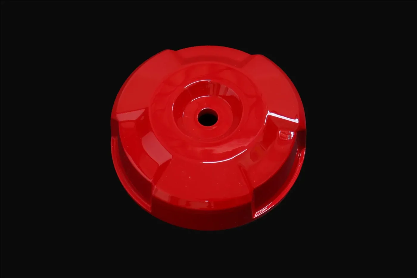 Garnish, R Side Cover, Red/Black