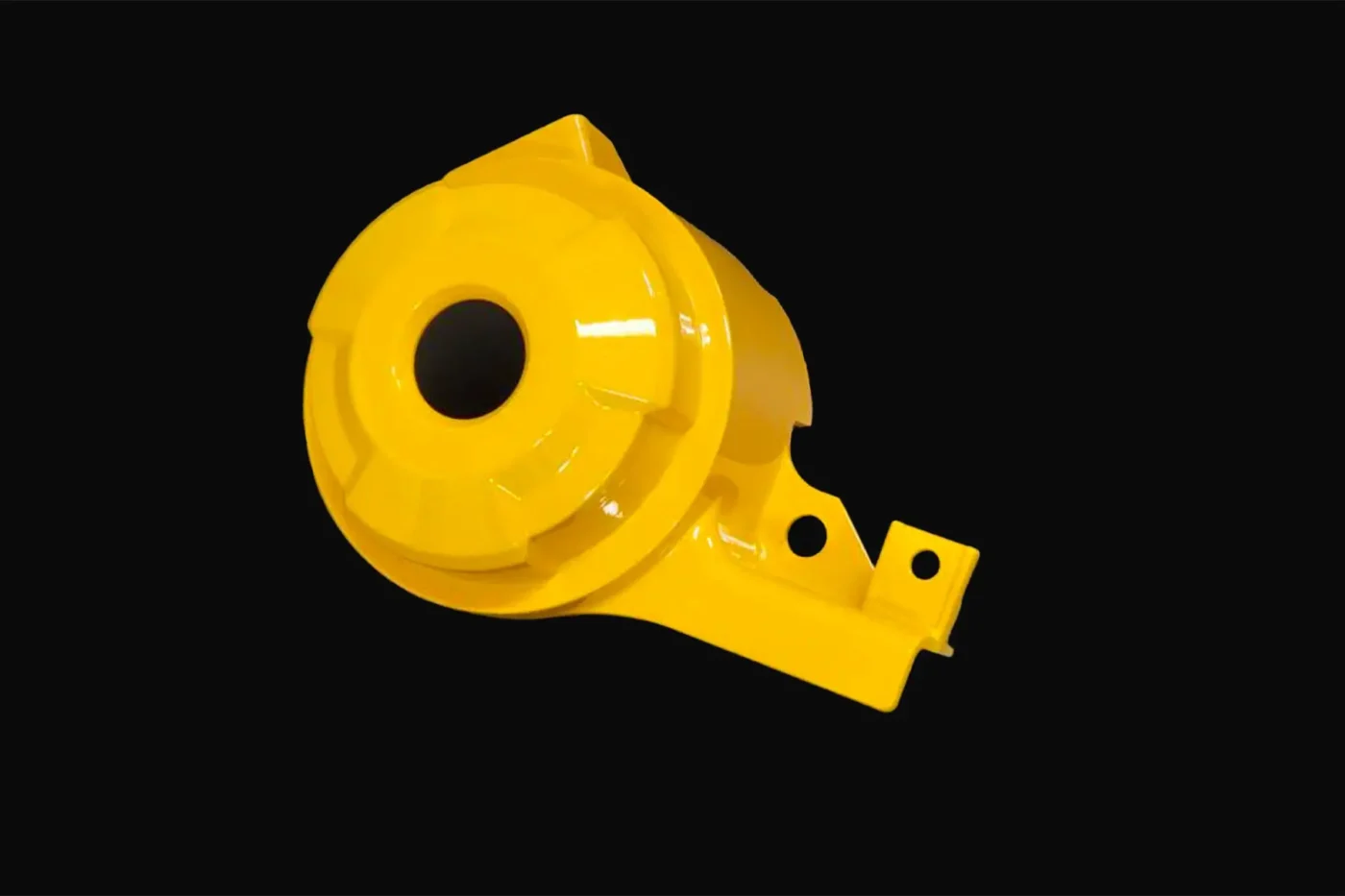 Garnish, L Side Cover, Yellow