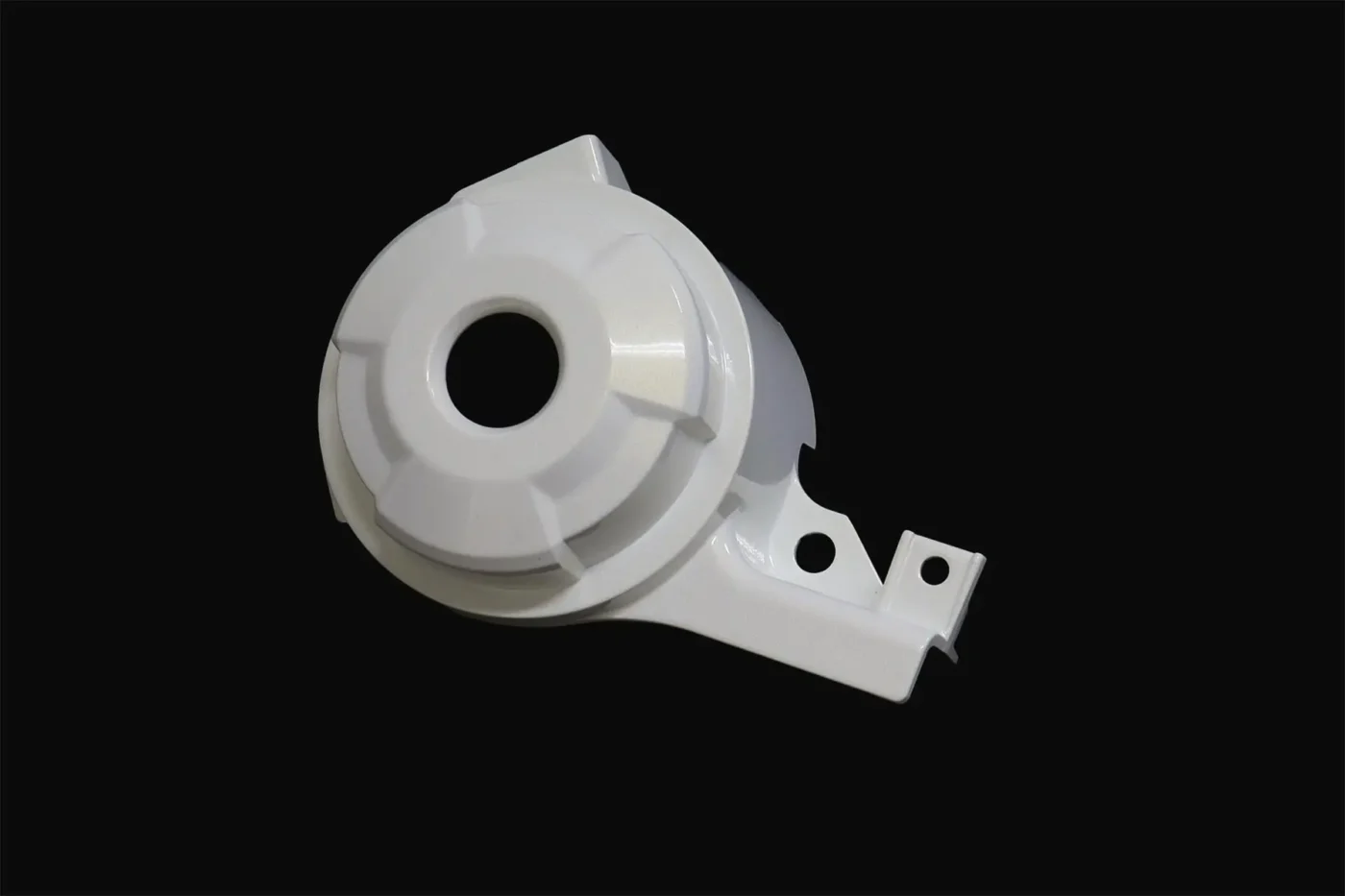 Garnish, L Side Cover, White