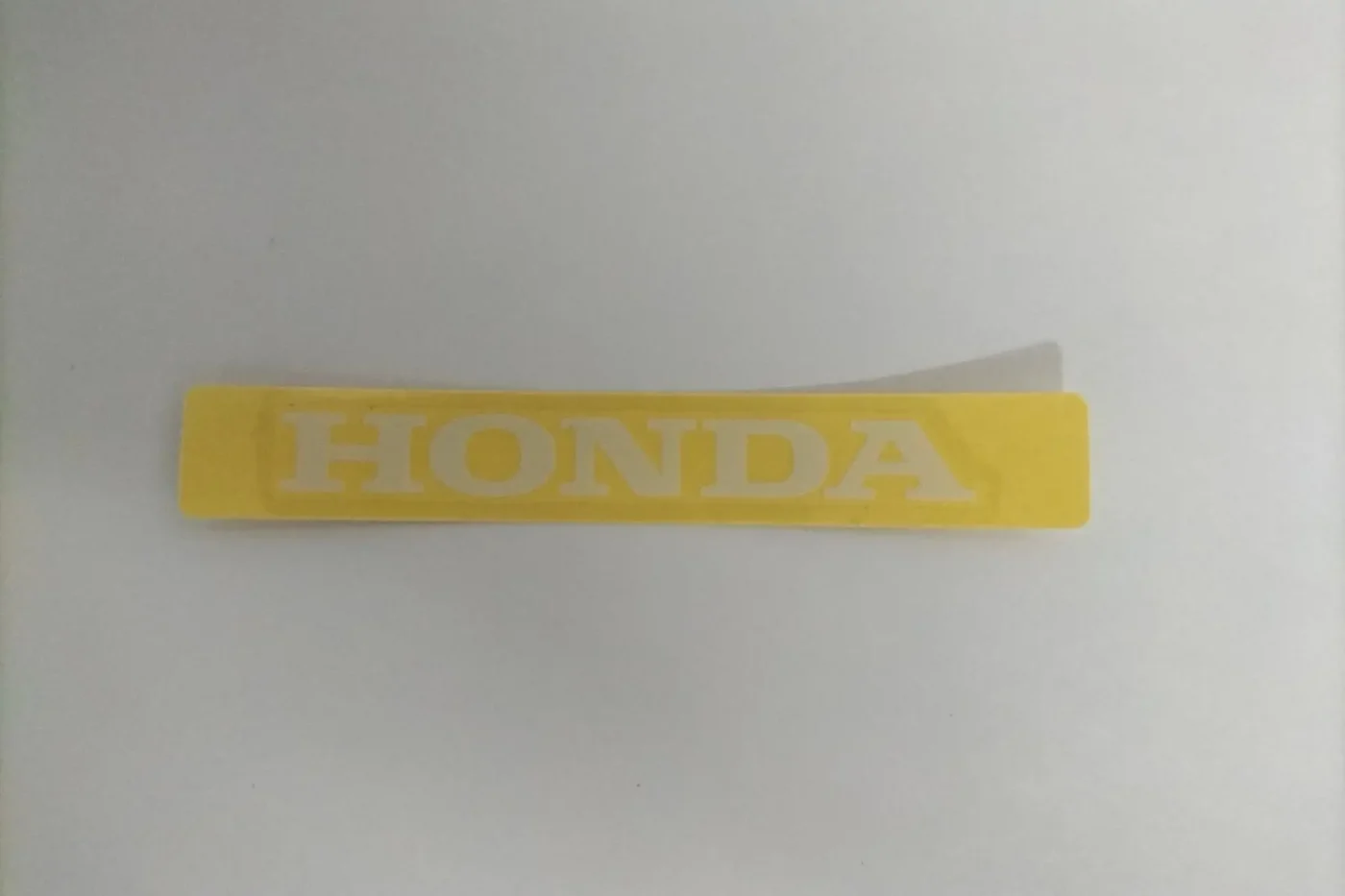 Decal, Honda 90mm, White, (no background)