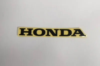 Decal, Honda 65mm, Black, (no background)