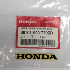 Decal, Honda 65mm, Black, (no background)