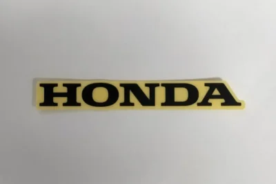 Decal, Honda 75mm, Black, (no background)