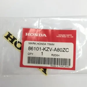 Decal, Honda 75mm, Black, (no background)