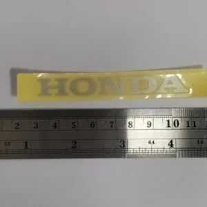 Decal, Honda 80mm, Silver, (no background)