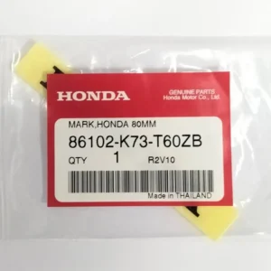 Decal, Honda 80mm, Black, (no background)