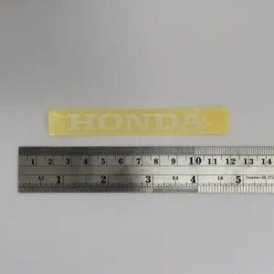 Decal, Honda 80mm, White, (no background)