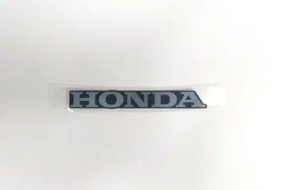 Decal, Honda 80mm, Black/Silver