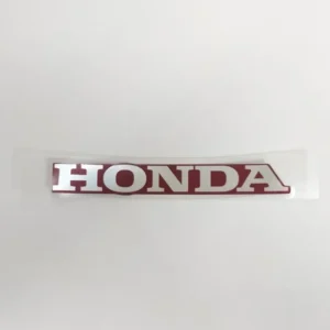 Decal, Honda 80mm, Red/White
