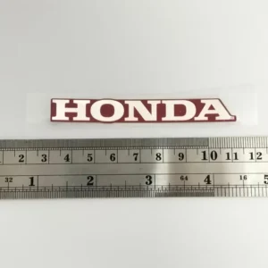 Decal, Honda 80mm, Red/White