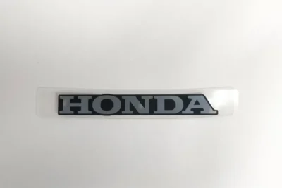 Decal, Honda 80mm, Black/Silver Grey