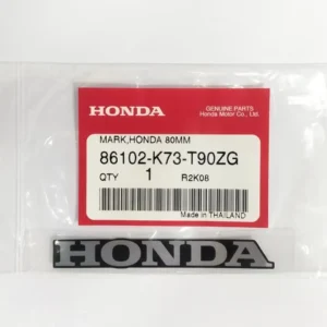 Decal, Honda 80mm, Black/Silver Grey