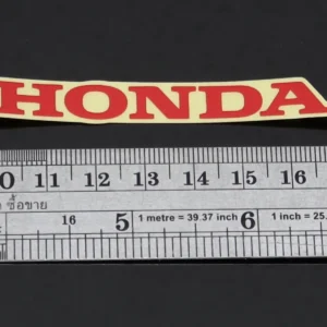 Decal, Honda, 70mm, Red, (no background)