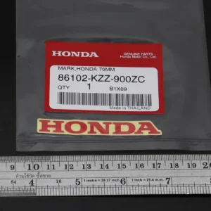 Decal, Honda, 70mm, Red, (no background)